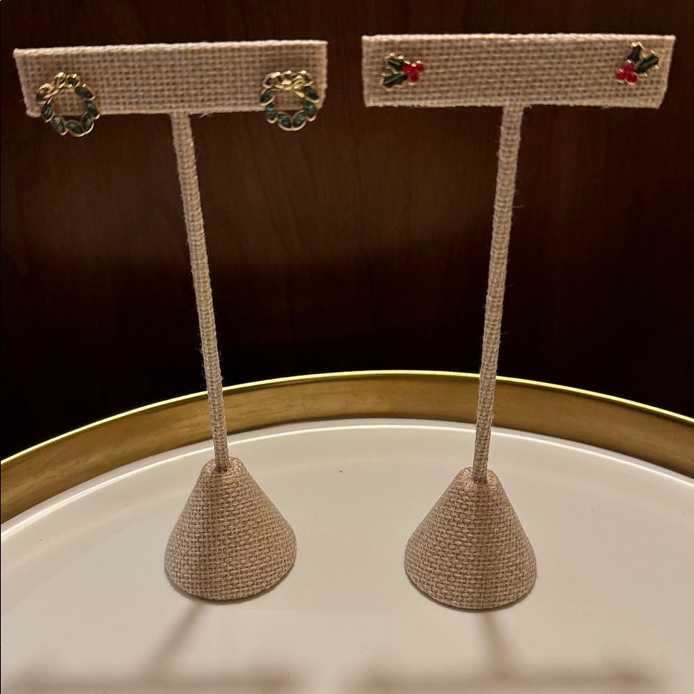 Lonna & Lilly Holiday Stud & Hoop Earring Set